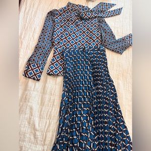 Mixed pattern skirt set